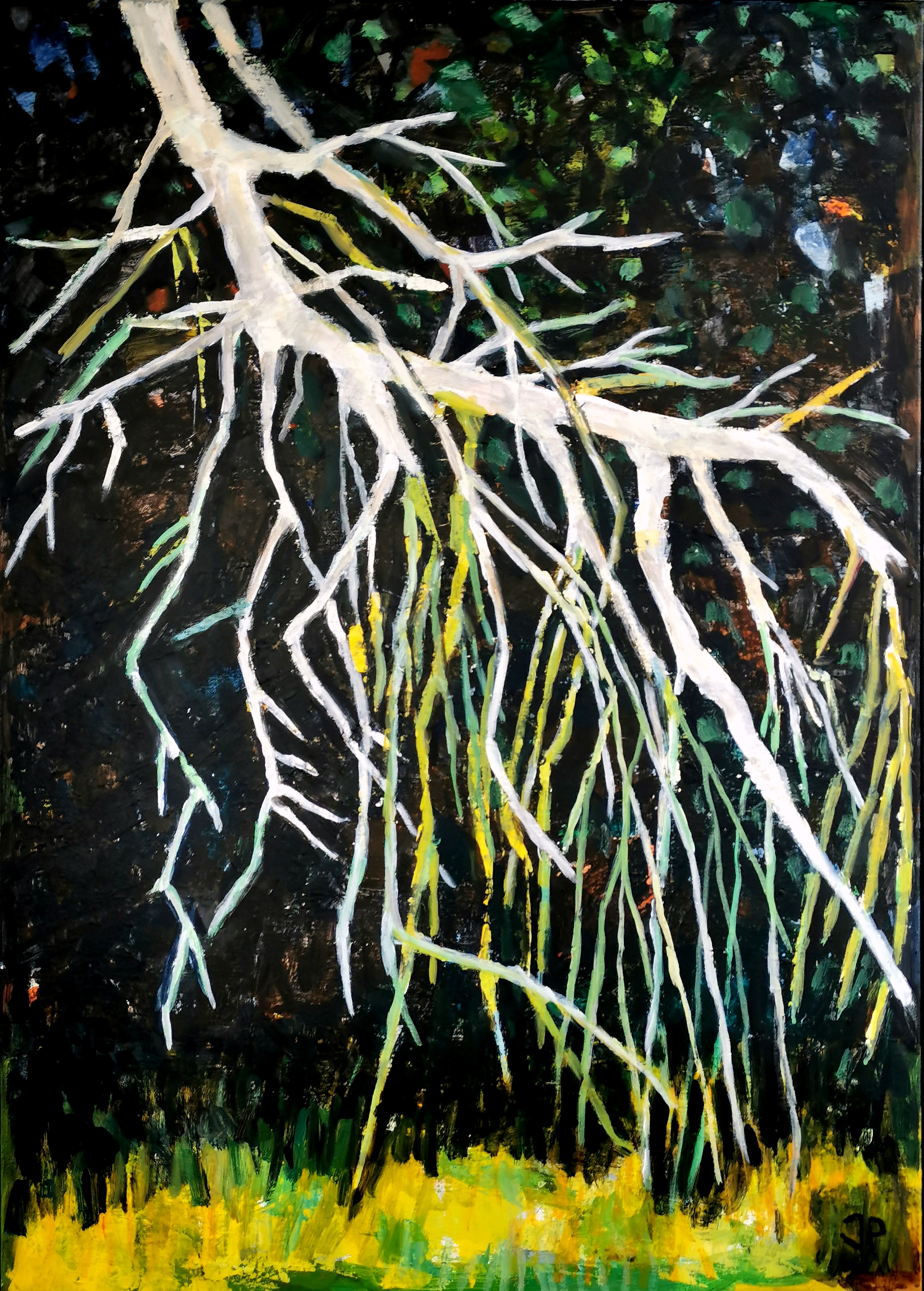 Lav på grene,  105 x 75