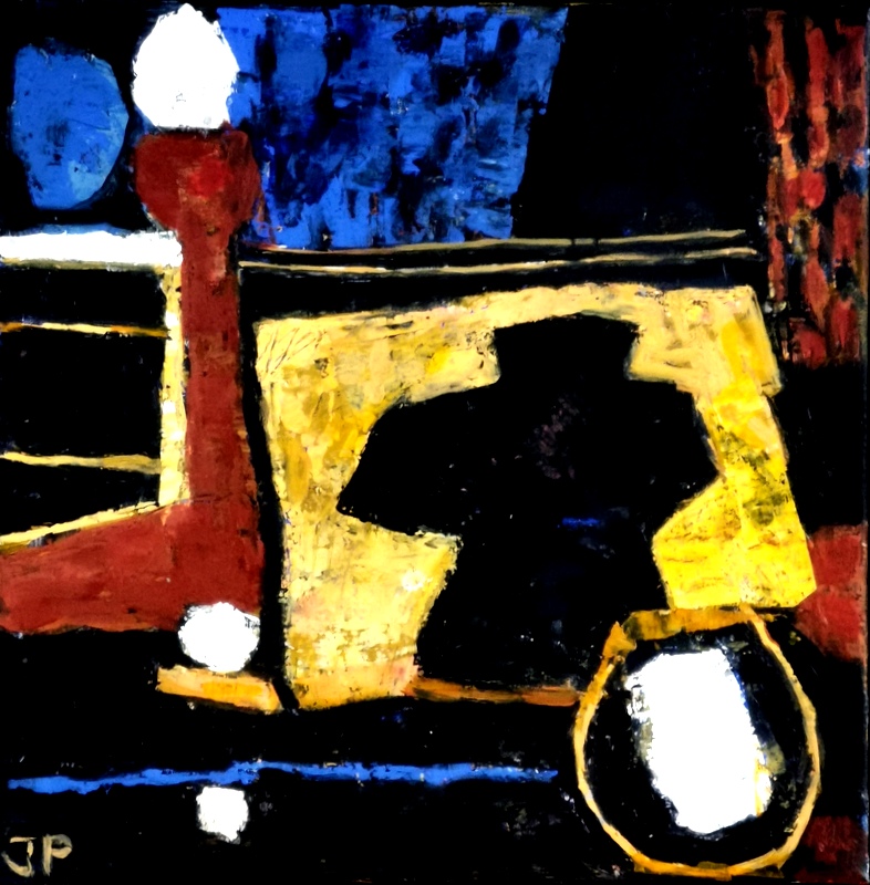 Sort figur af Johanne Petersen